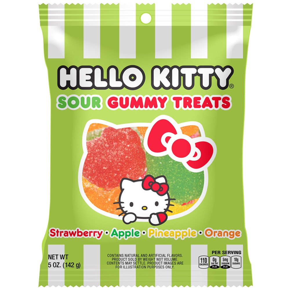 Hello Kitty® Sour Gummi Treats Peg Bag (12ct)