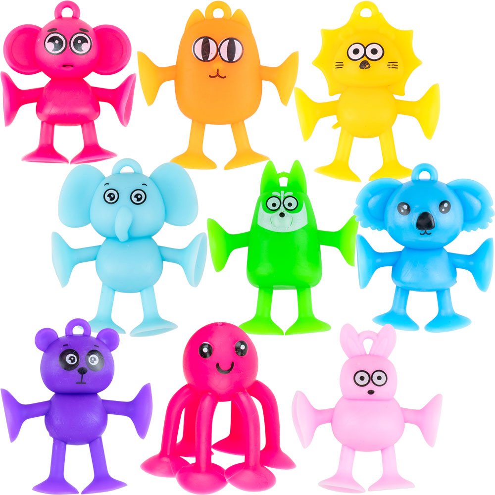 Suction Animals 2.5in Asst (24pcs)