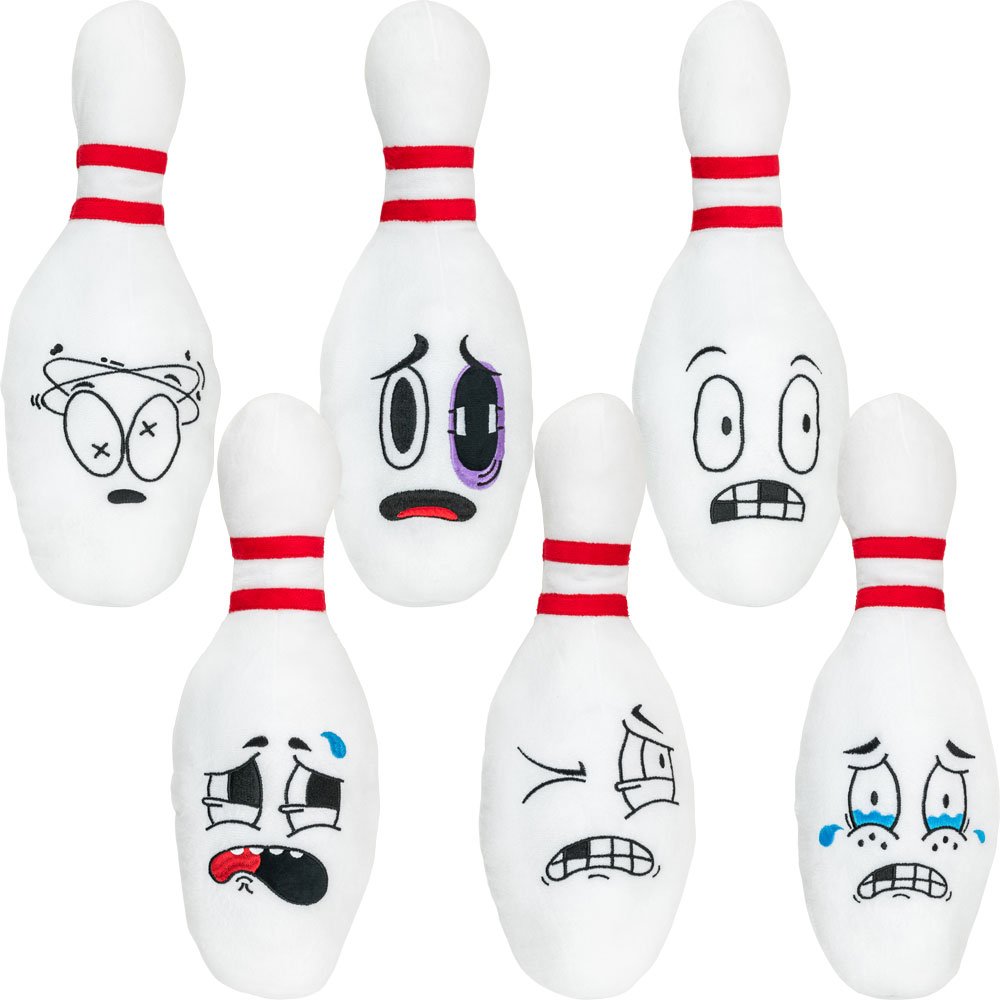 Bowling Pin Plush 15in Asst (60pcs)