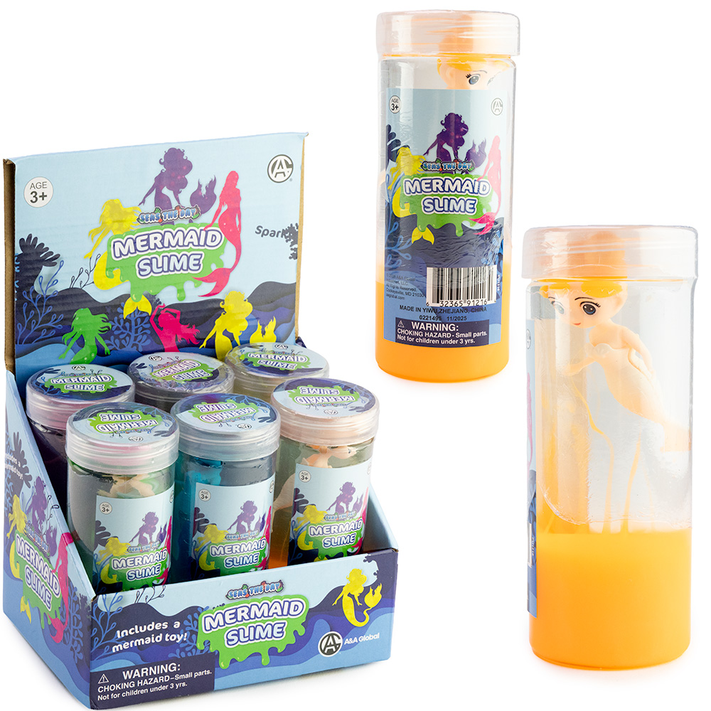 Mermaid Slime Asst (6pcs)