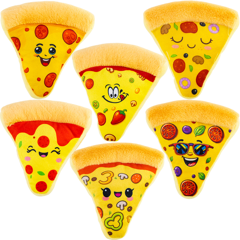 Mini Pizza Plush 5in Asst (12pcs)