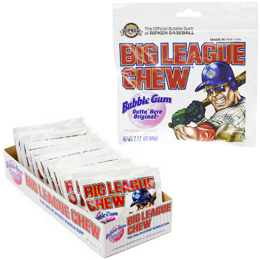 Big League Chew® Bubble Gum Display Box (12pcs)