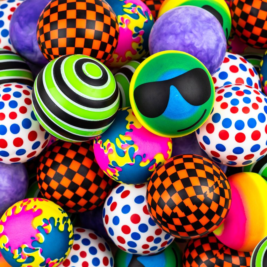 3in inflated Series 2 Assorted Vinyl Balls (144pcs)