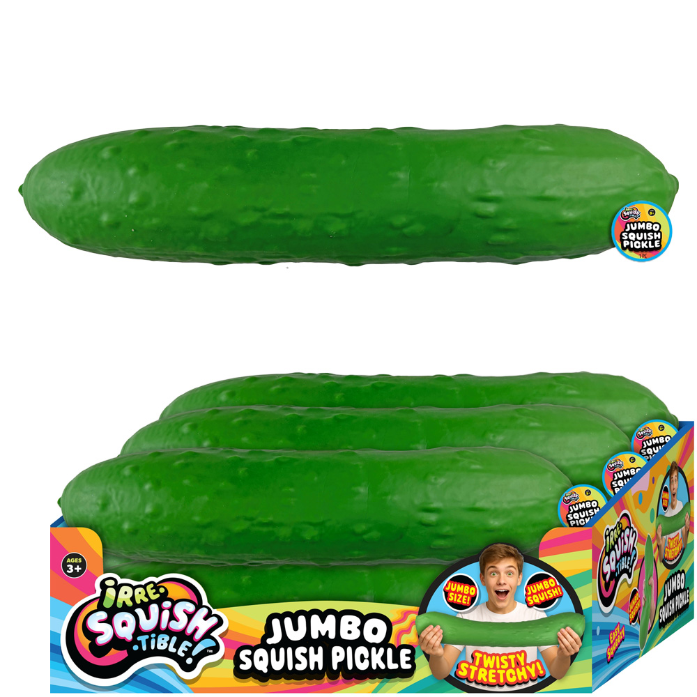 Jumbo Squishy Pickle 14in (6pcs)