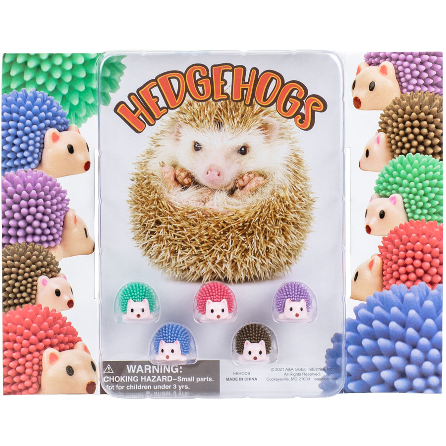 Hedgehog Figures Toys Blister Display
