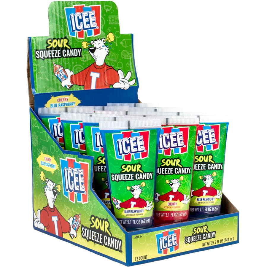 ICEE® Sour Squeeze Candy Display Box (12pcs)