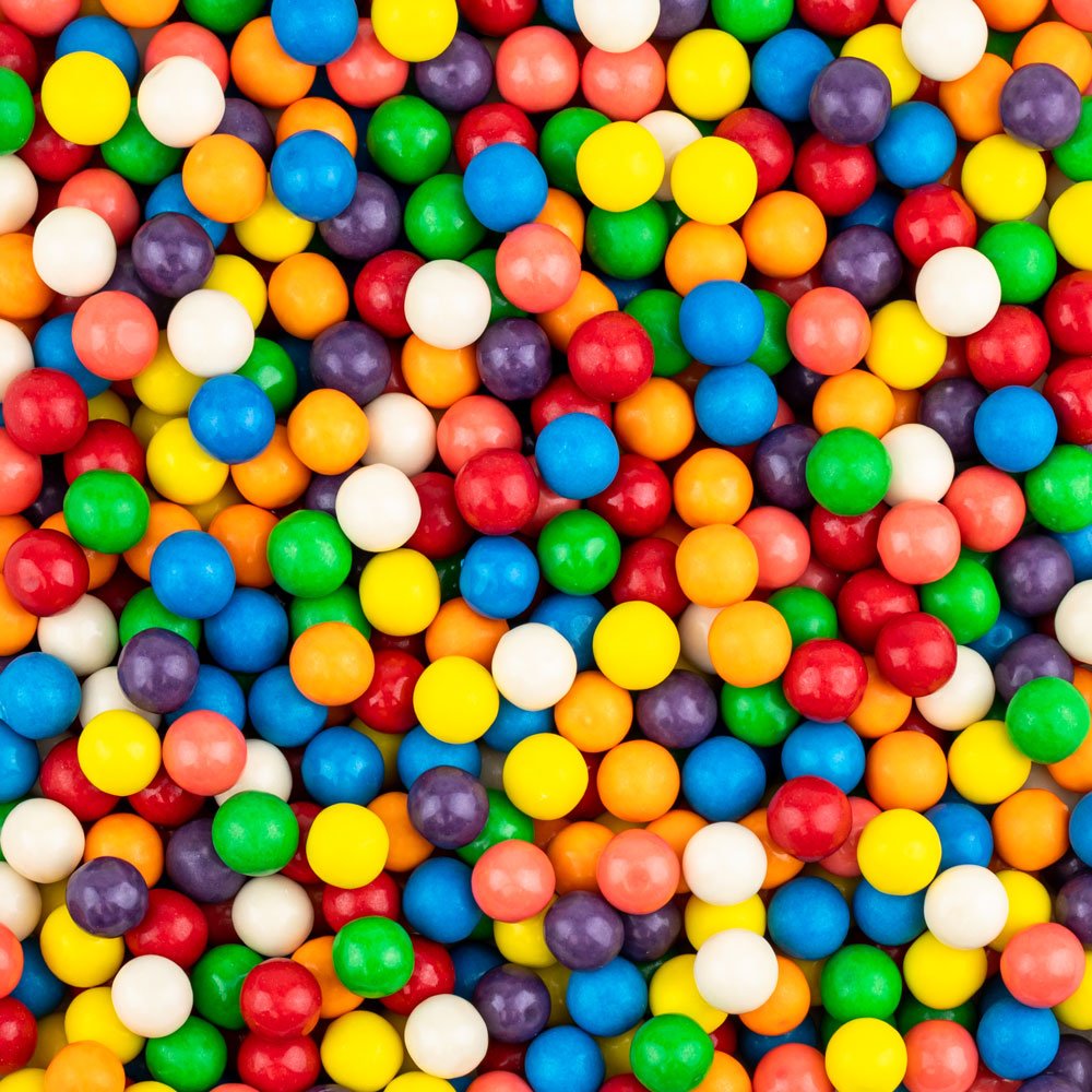 8500 Count Assorted Fruit Gumballs