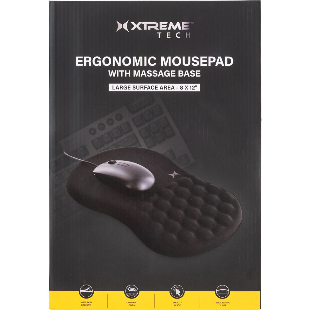 Ergonomic Mousepad with Massage Base