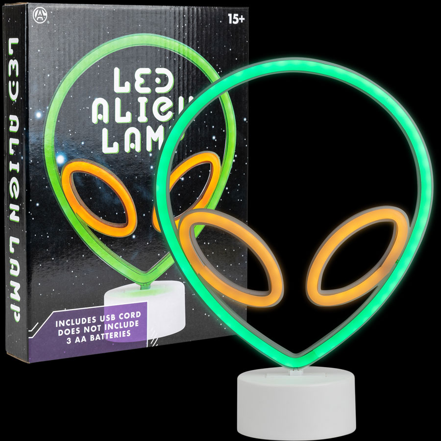 LED Neon Alien Light 7.5in