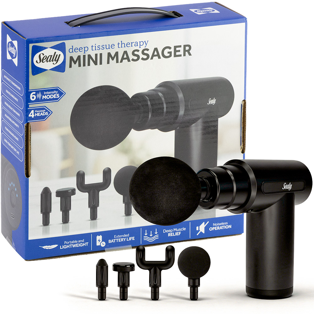 Sealy Mini Massager with 4 Heads