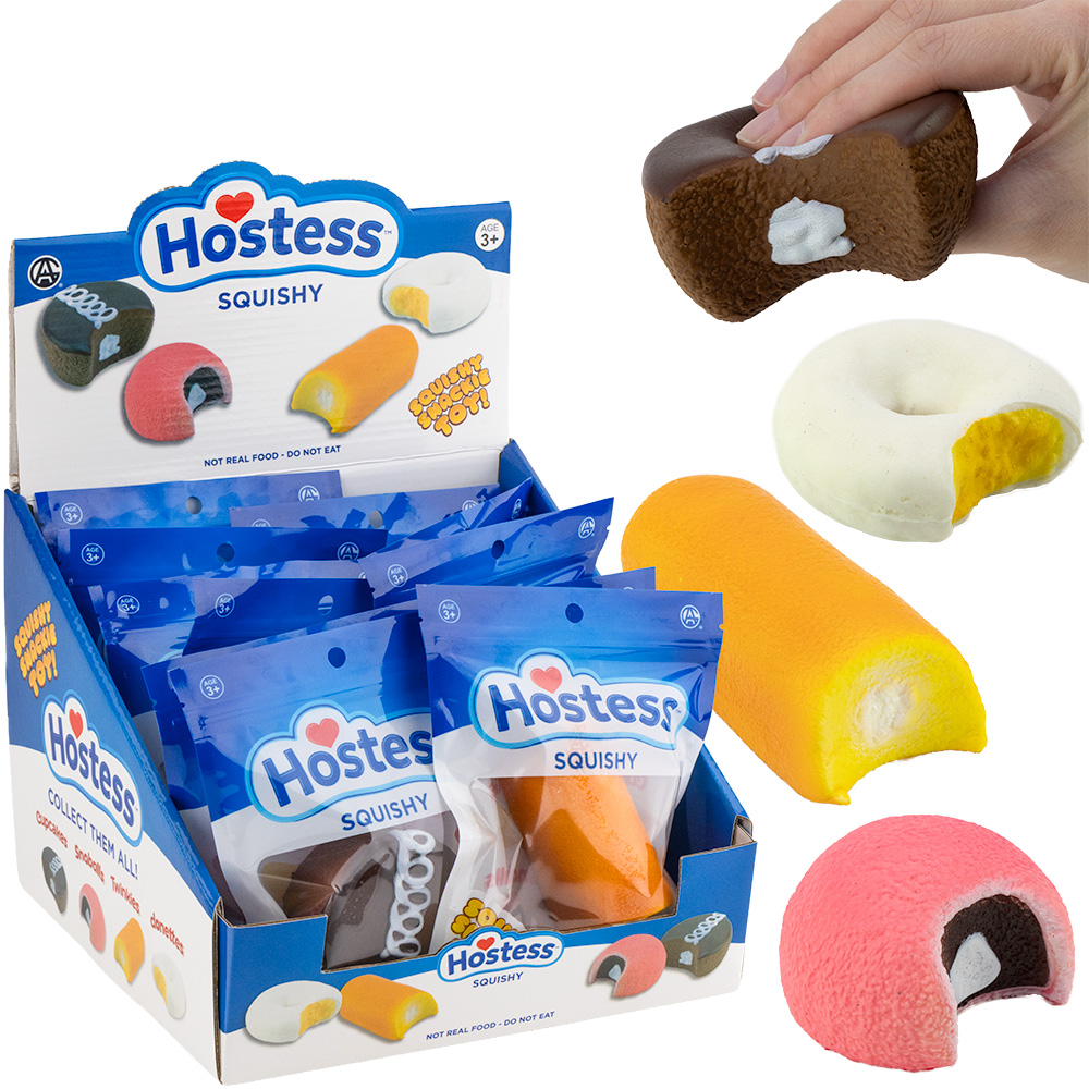 Hostess Squishy Snacks 4in (12pcs)