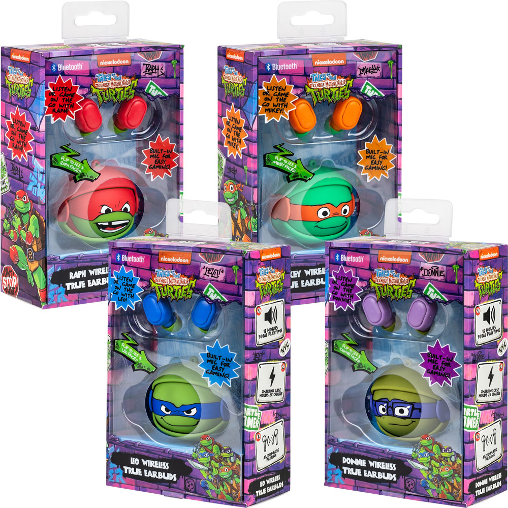 TMNT™ True Wireless Ear Buds with Charging Case