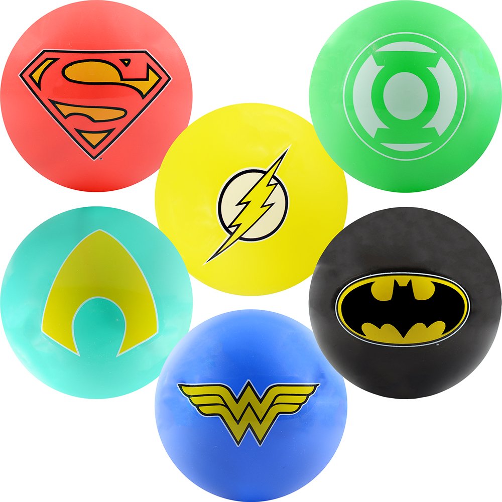 DC Comics™ Inflatable Hero Logo Vinyl Balls 5in (250pcs)