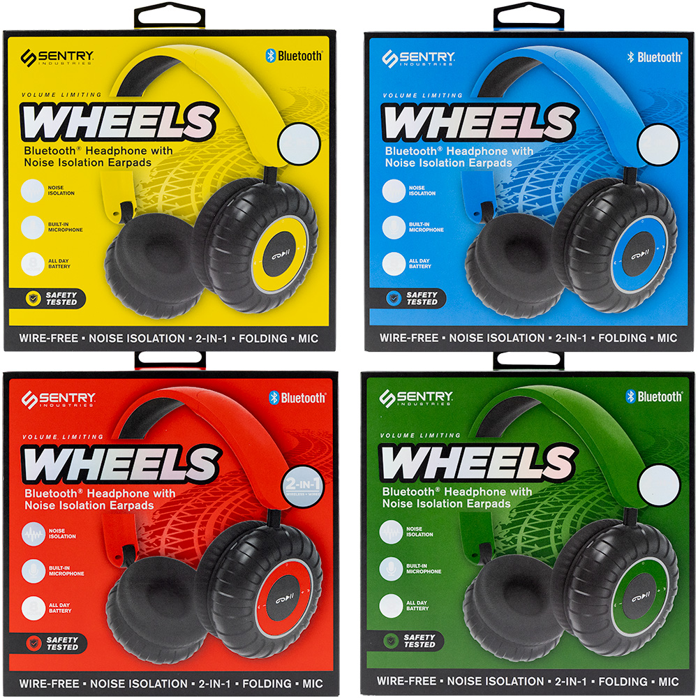 Wheels Bluetooth Headphones 2 in 1