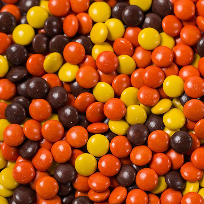 Reese's Pieces® Candies - 25lb Case