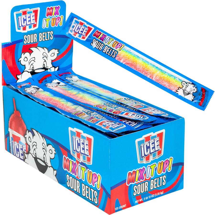 ICEE® Mix-It-Up Sour Belts (125pcs)
