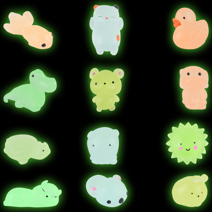 Squeezie Squeees (Glow in the Dark Series) in 2in Capsules (250pcs)