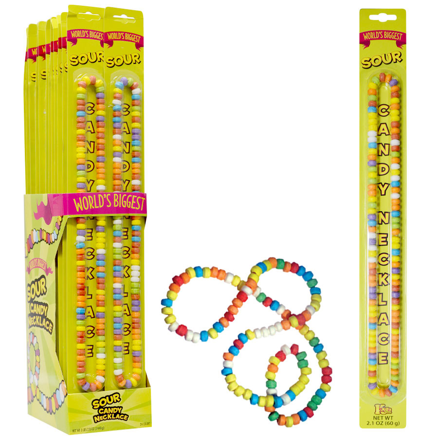 Worlds Biggest Sour Candy Necklace™ Display Box (24pcs)