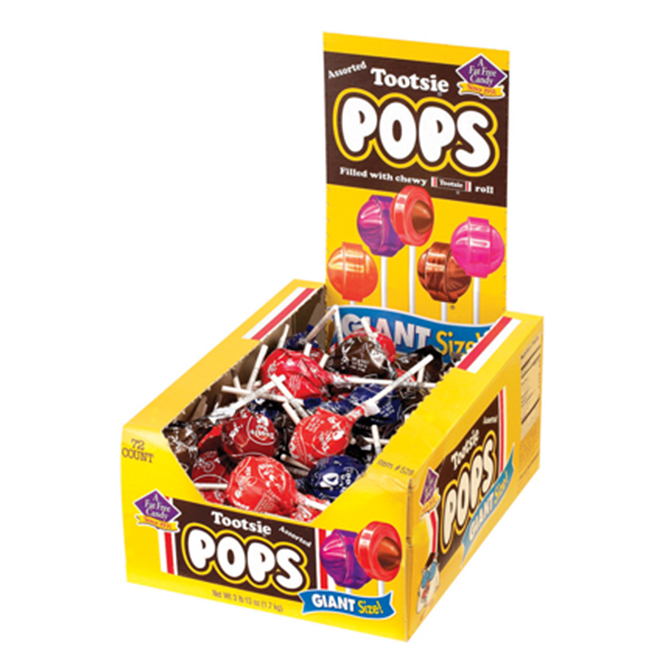 Tootsie Pops® Giant Pops Display Box (72pcs)
