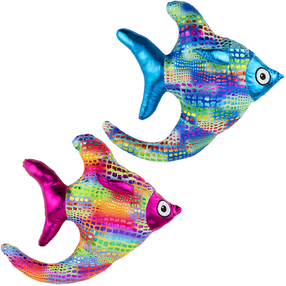 Metallic Angelfish Plush 7in Asst