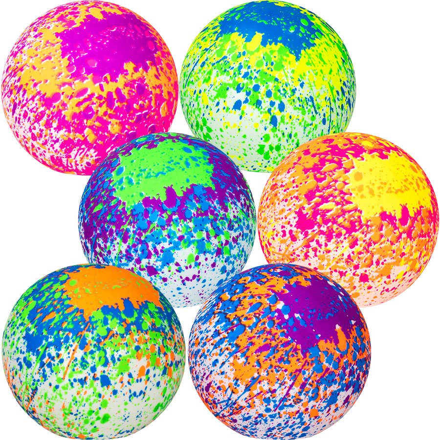 6in Inflatable Neon Graffiti Balls (100pcs)