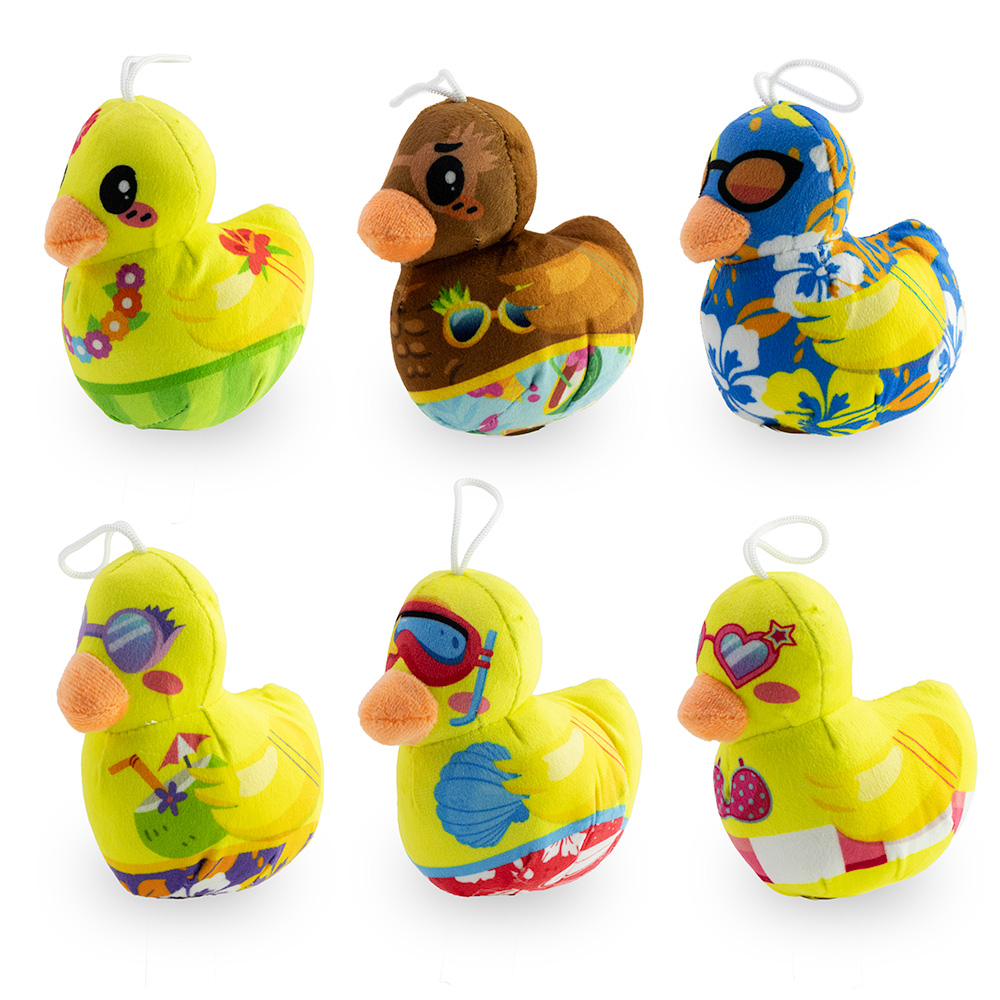 Dressed Up Duck Plush 4in Asst (12pcs)