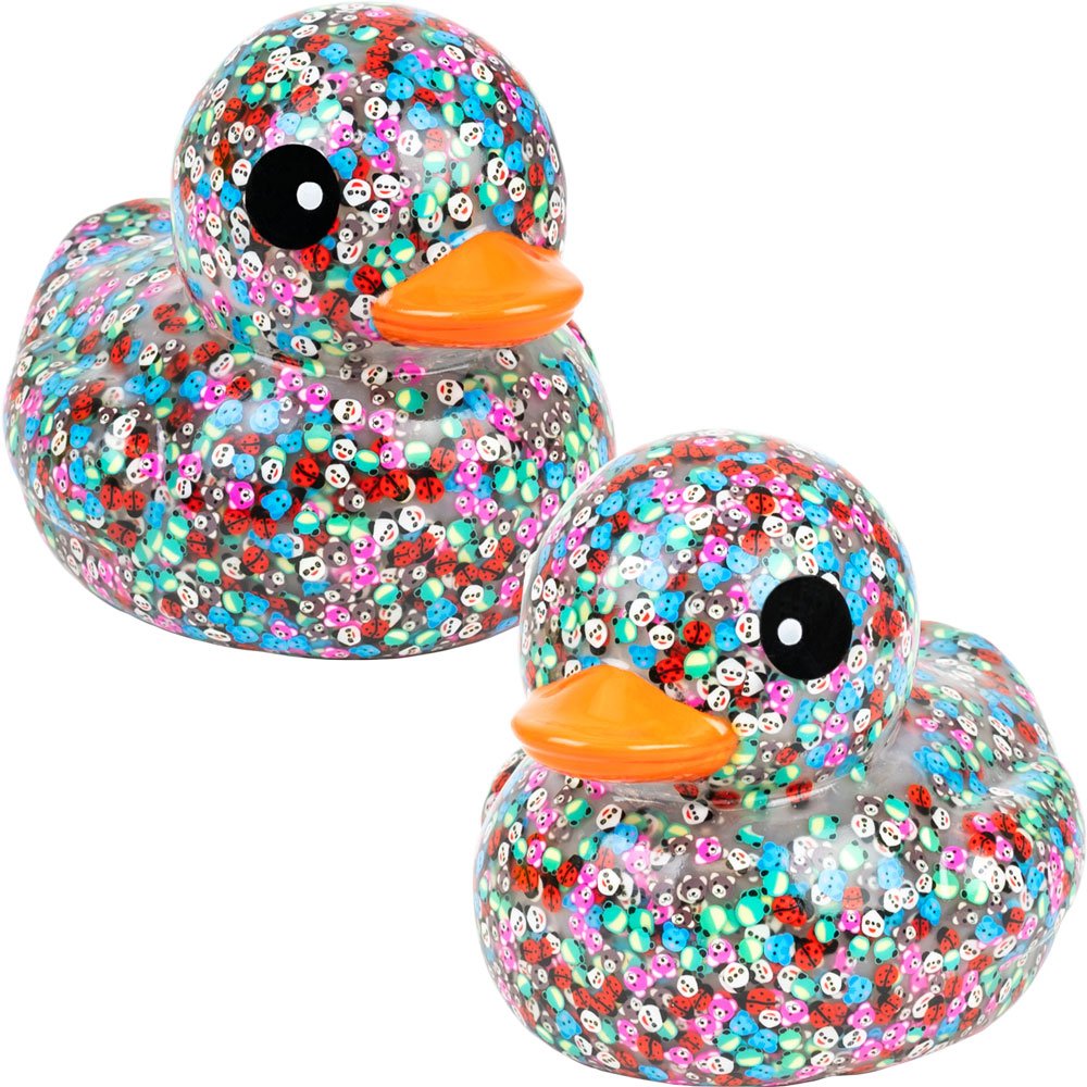 Rubber Animal Confetti Ducks 6in (12pcs)