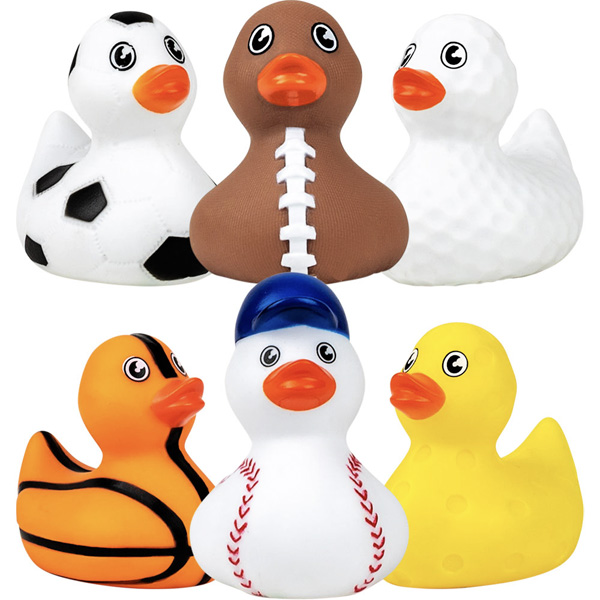 Sports Ducks 6in (12pcs)