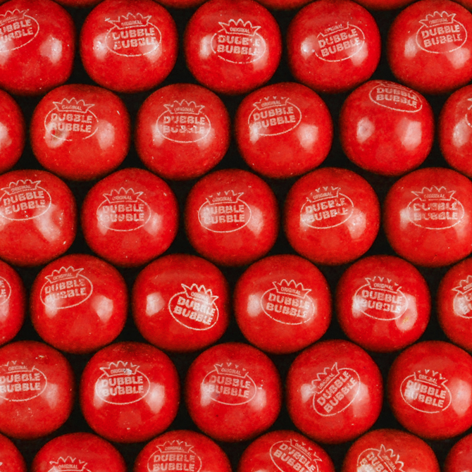 850 Count Very Cherry Filled Gumballs