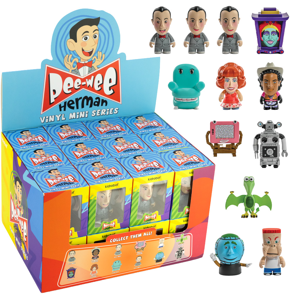 Pee-Wee's Playhouse Vinyl Figure 3in Asst (24pcs)