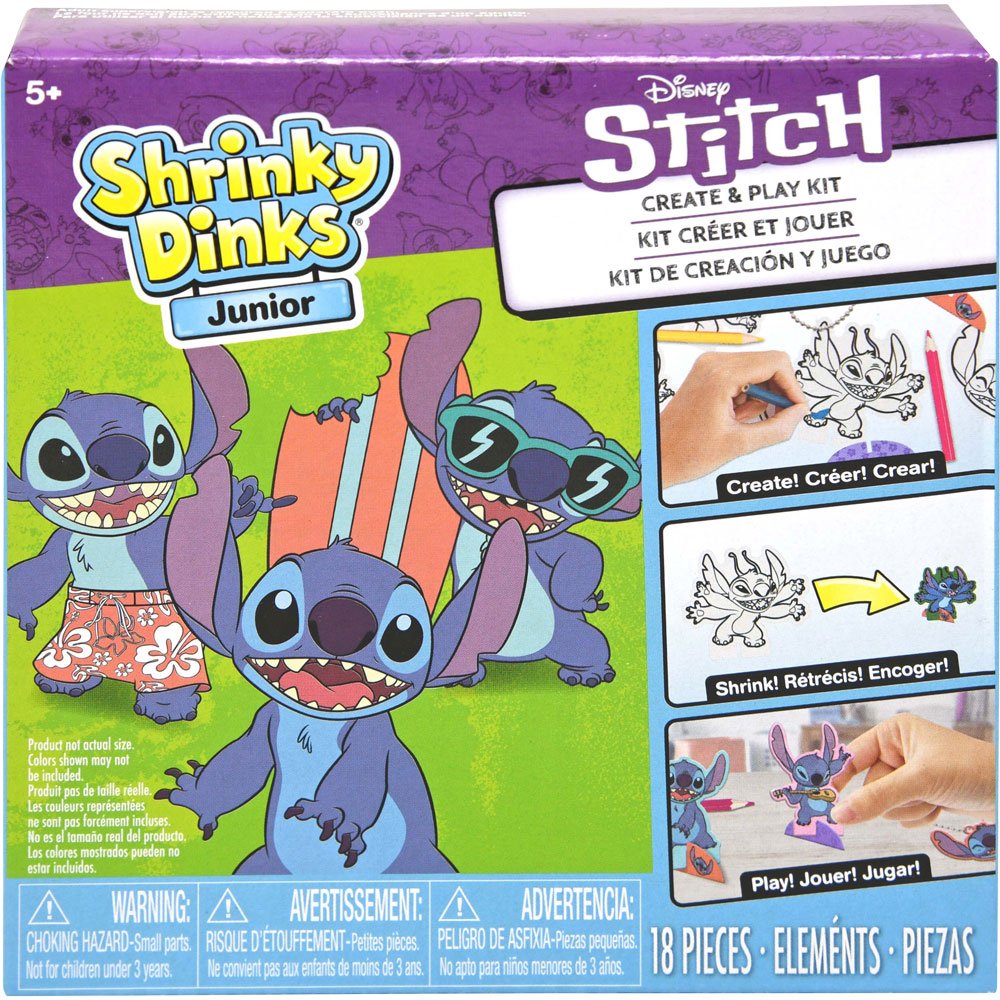 Stitch Shrinky Dinks Create and Play Kit