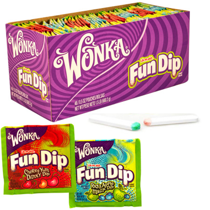Fun Dip™ Cherry & RazzApple™ Display Box (48pcs)