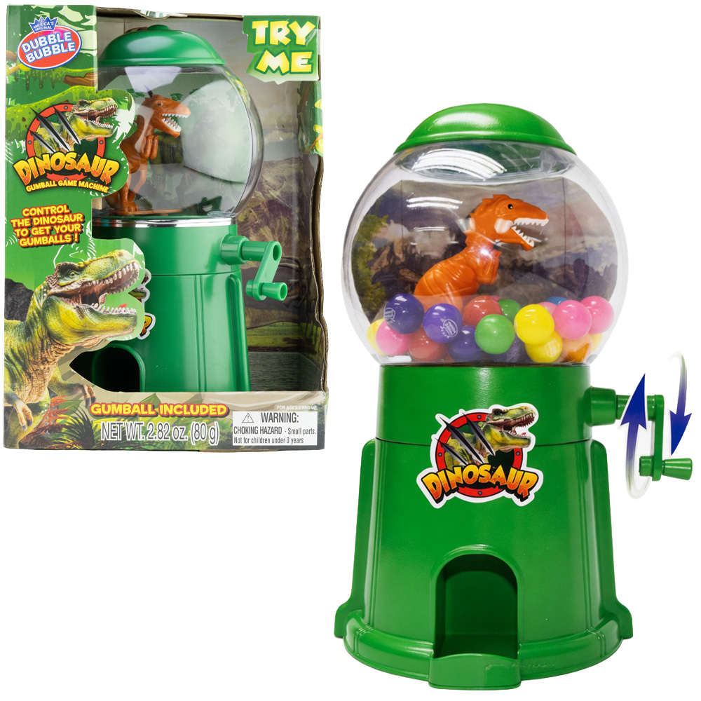 Dubble Bubble® Dinosaur Gumball Game Machine w/Gumballs (ea)