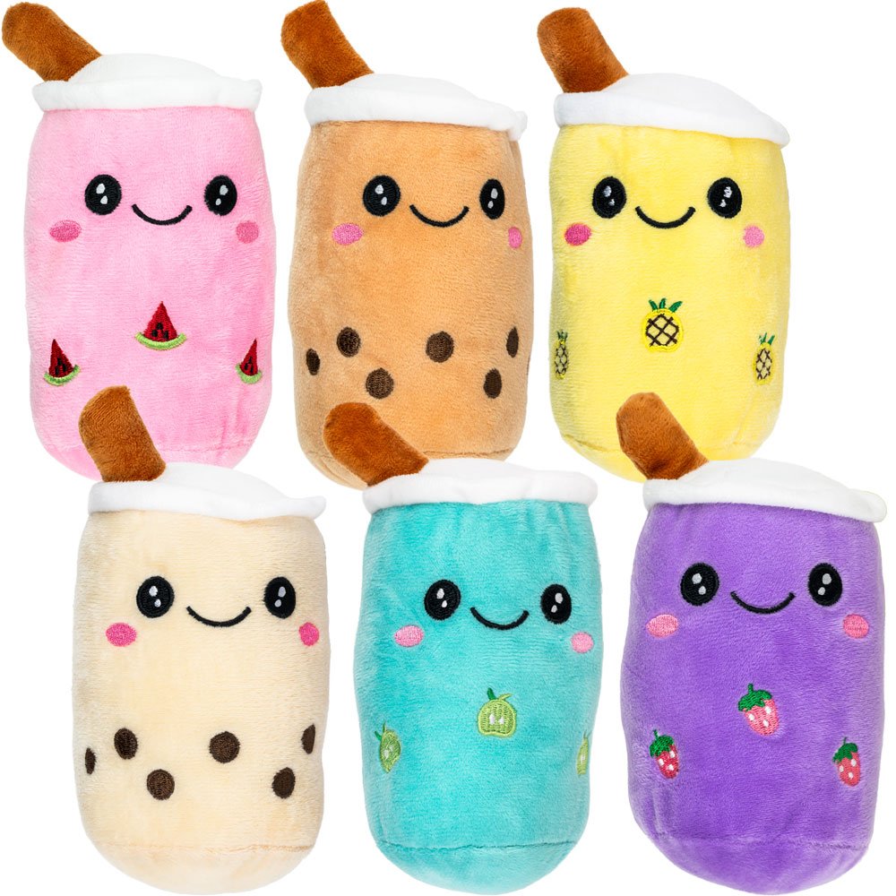 Boba Tea Plush 5in Asst (12pcs)