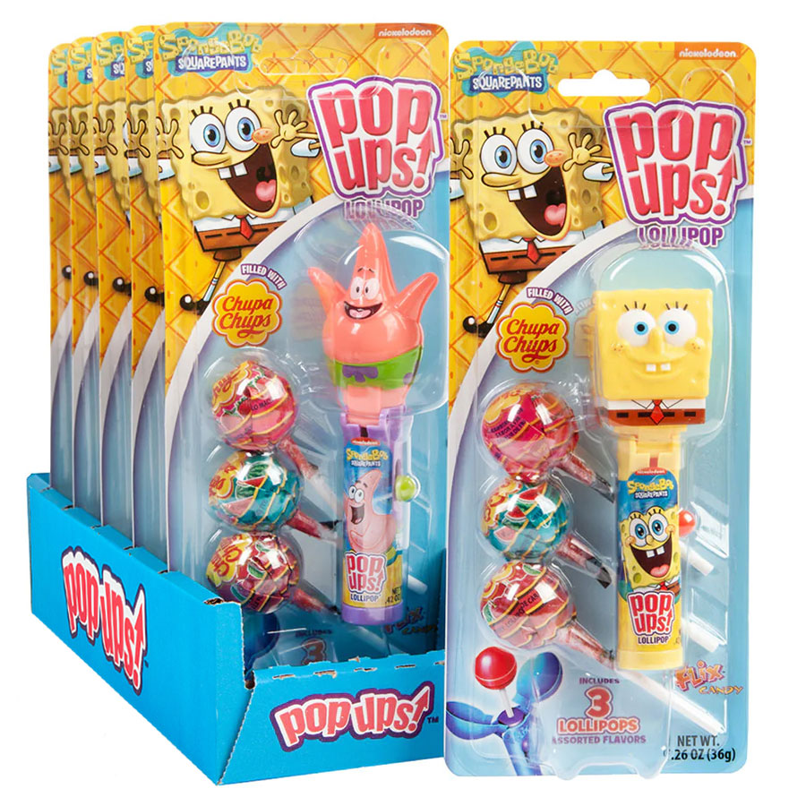 SpongeBob Pop Ups! Lollipops® (6pcs)