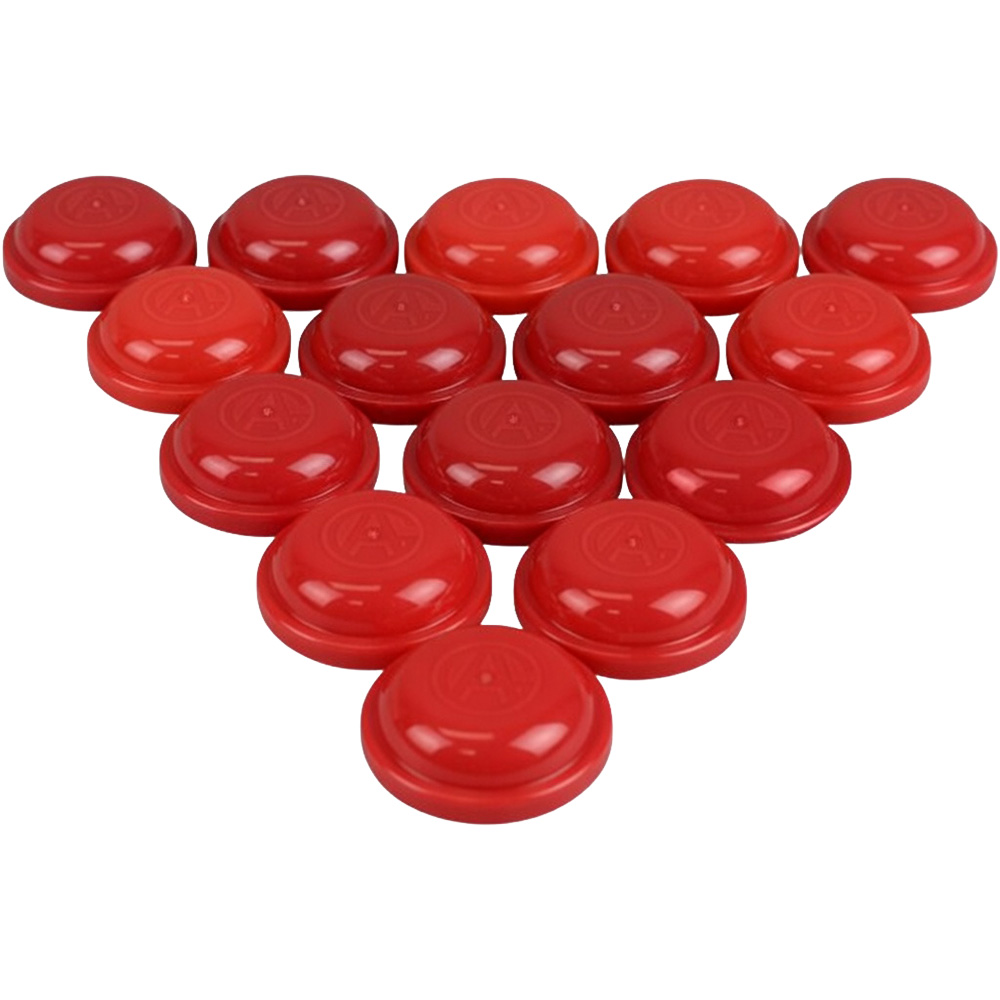 Capsules - 2in Colored Tops - RED (2000pcs)