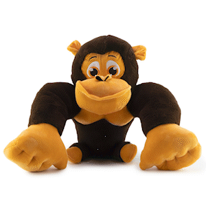 Gorilla Plush 15in Asst