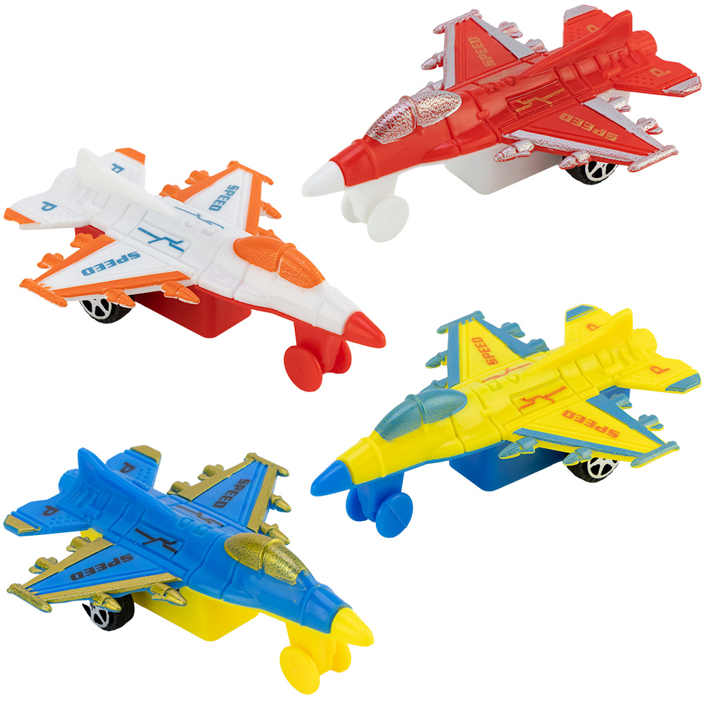 Plastic Jet 3in Asst (12 pcs)