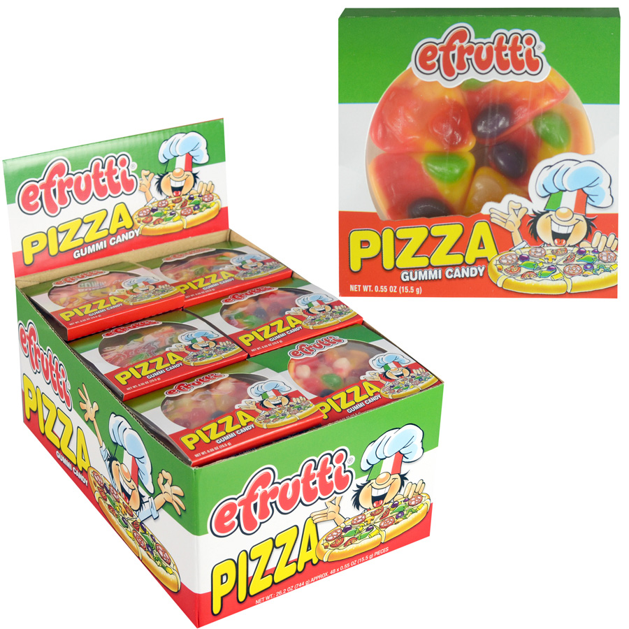 eFrutti® Gummi Pizza Display Box (48pcs)