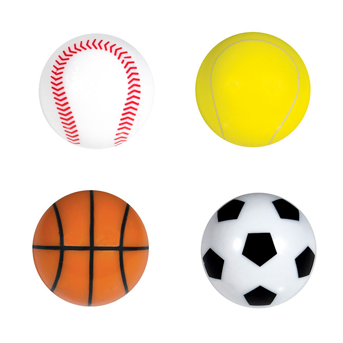 Sports 32mm (1.25in) Balls Asst (100pcs)