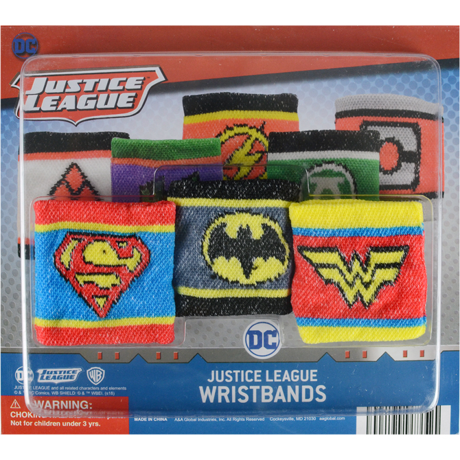 DC Comics™ Logo Wristbands Blister Display
