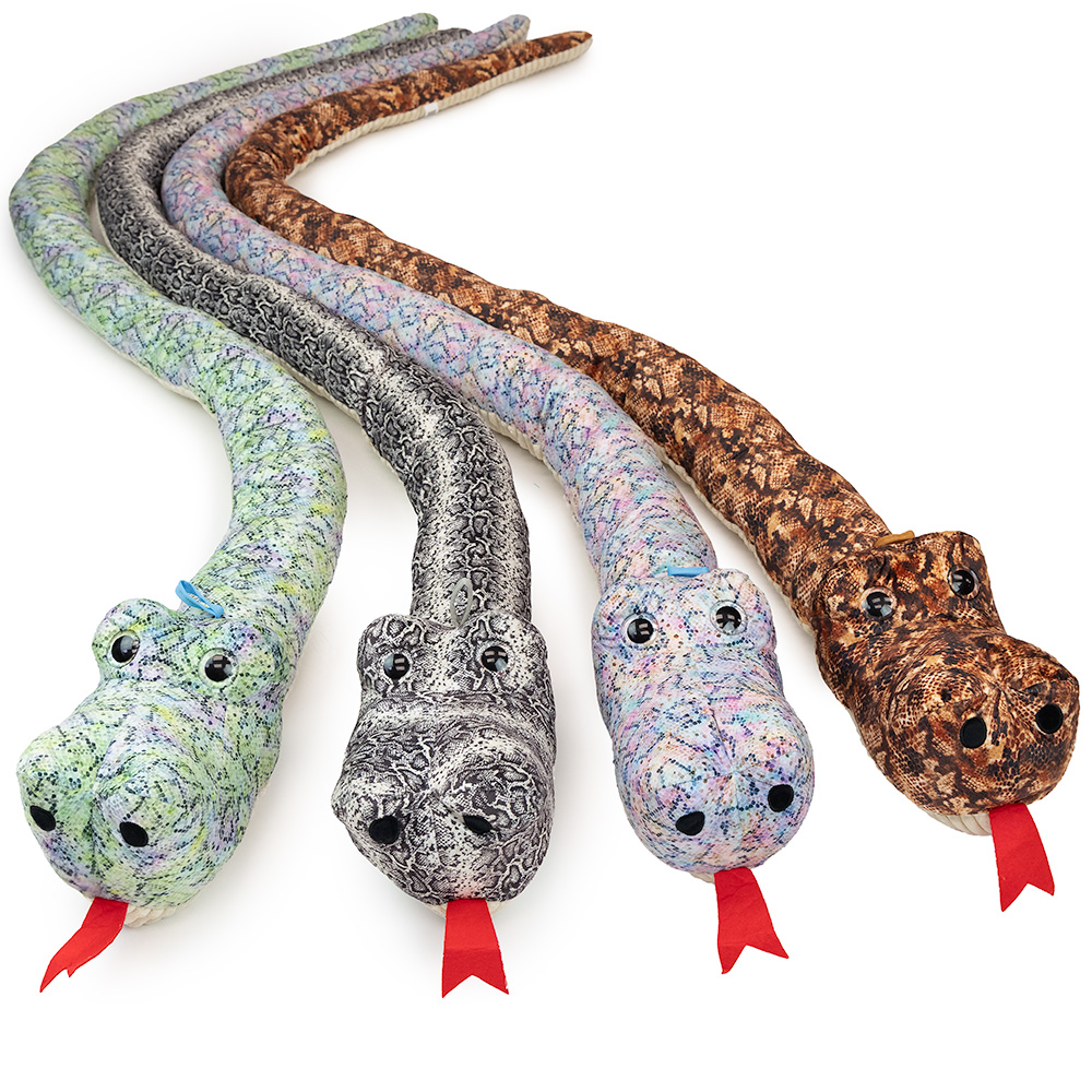 Snake Plush 96in Asst