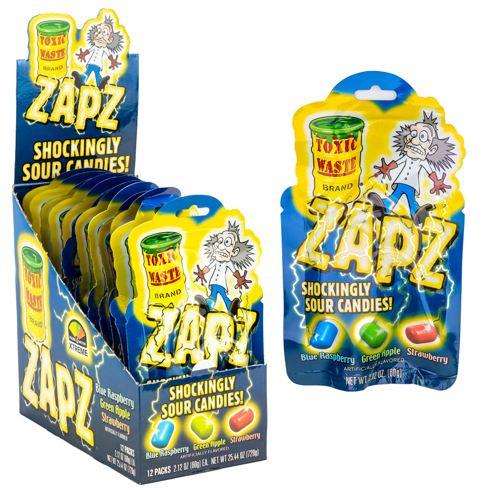 Toxic Waste® Zapz™ Sour Candies (12ct)
