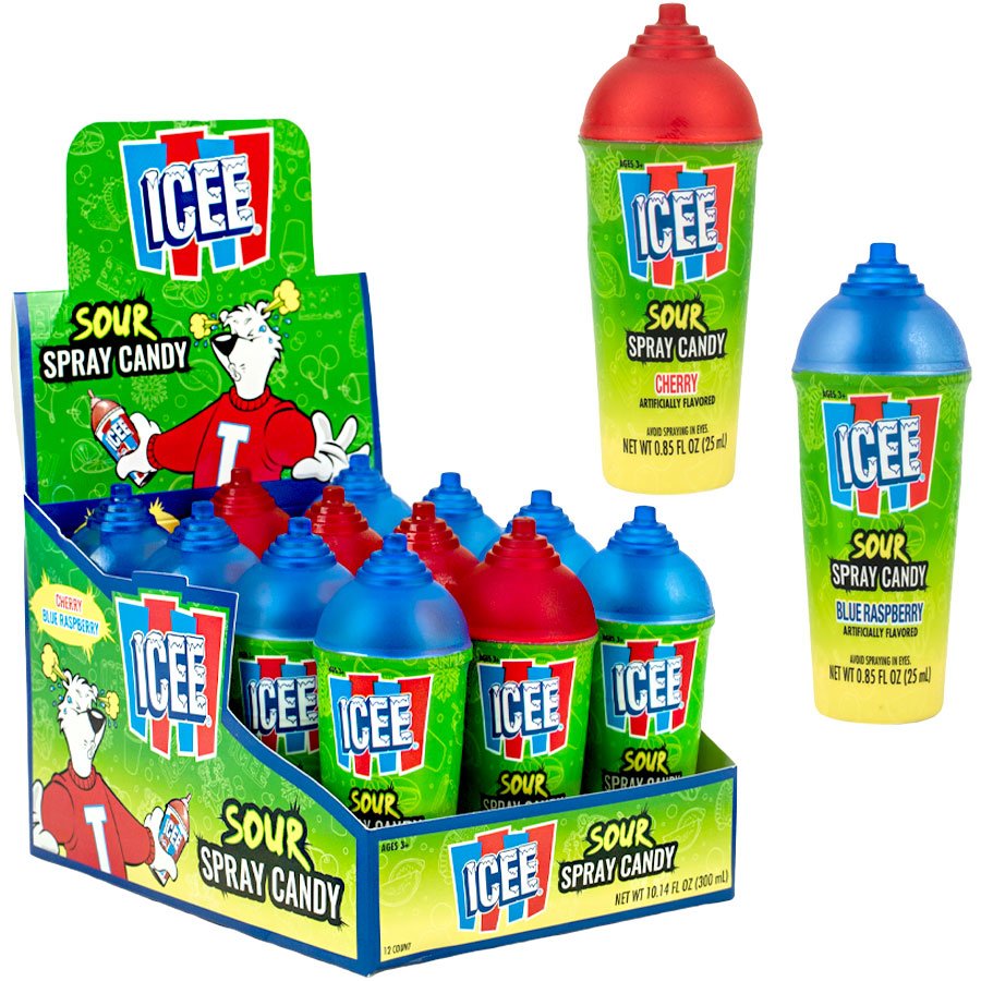 ICEE® Sour Spray Candy Display Box (12pcs)