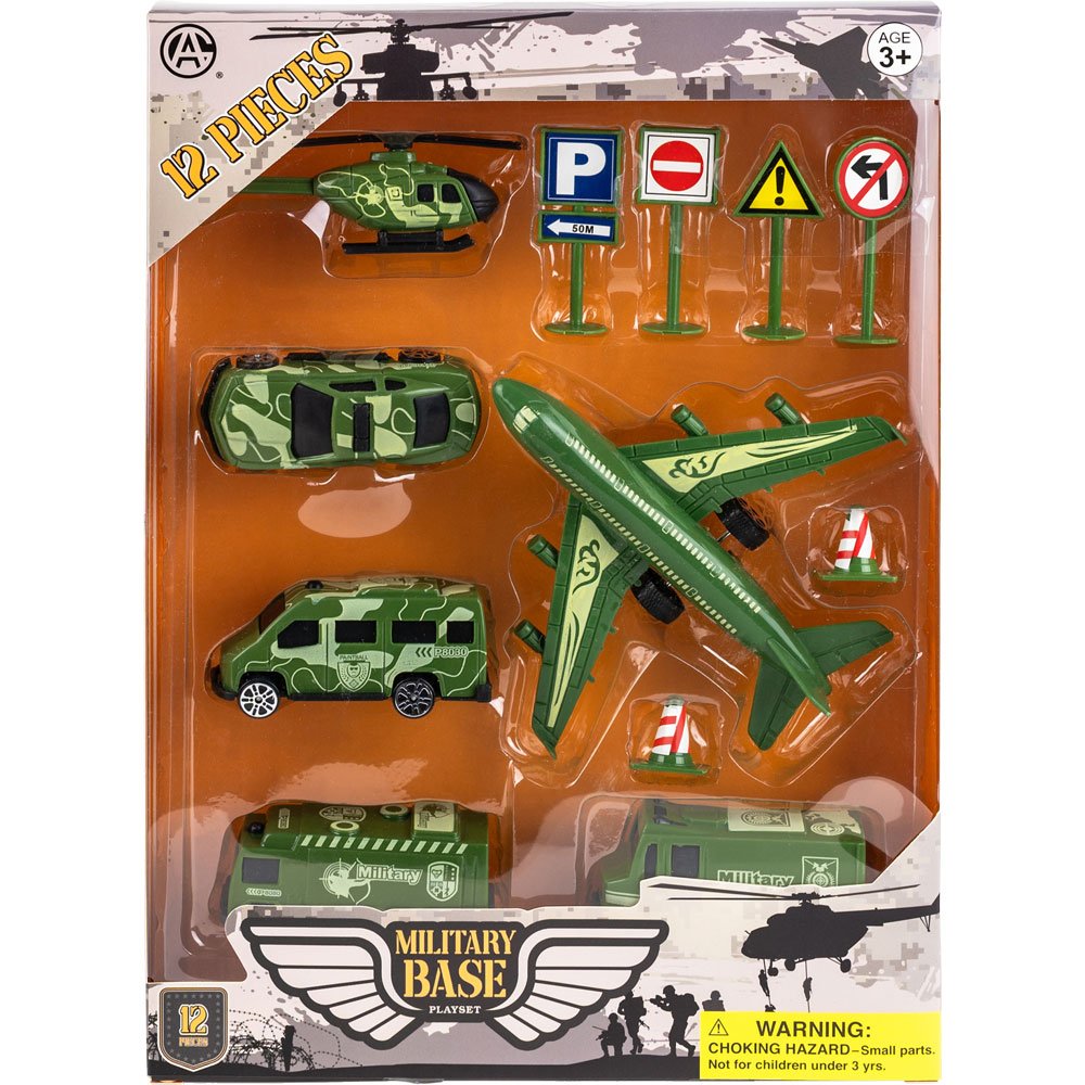 Military Base Playset 12pc
