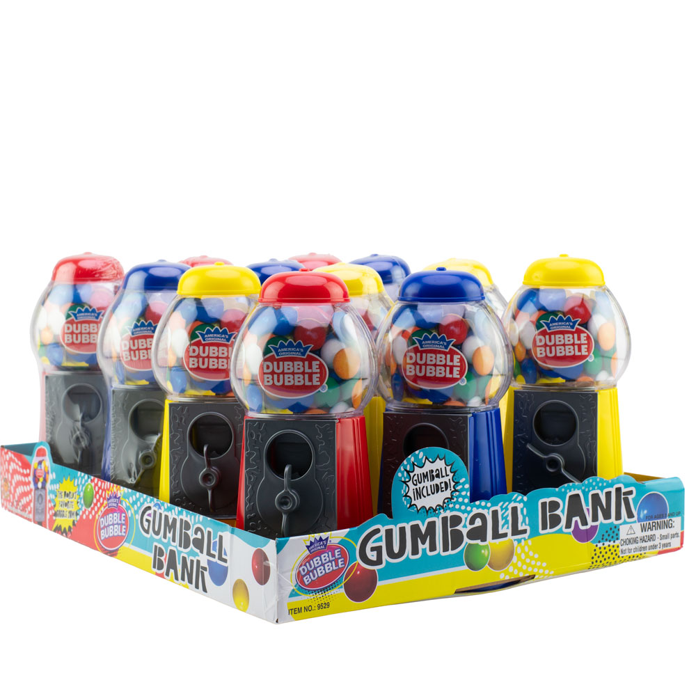 Dubble Bubble® 6.5in Classic Gumball Dispenser (12ct)