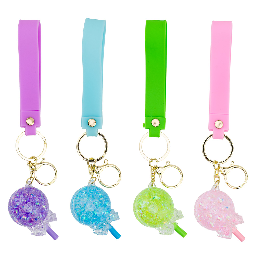 Lollipop Wrist Lanyard with Clip Asst (12pcs)