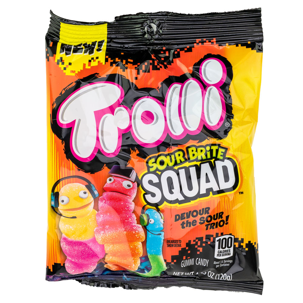 Trolli® Sour Brite Squad Peg Bag (12ct)