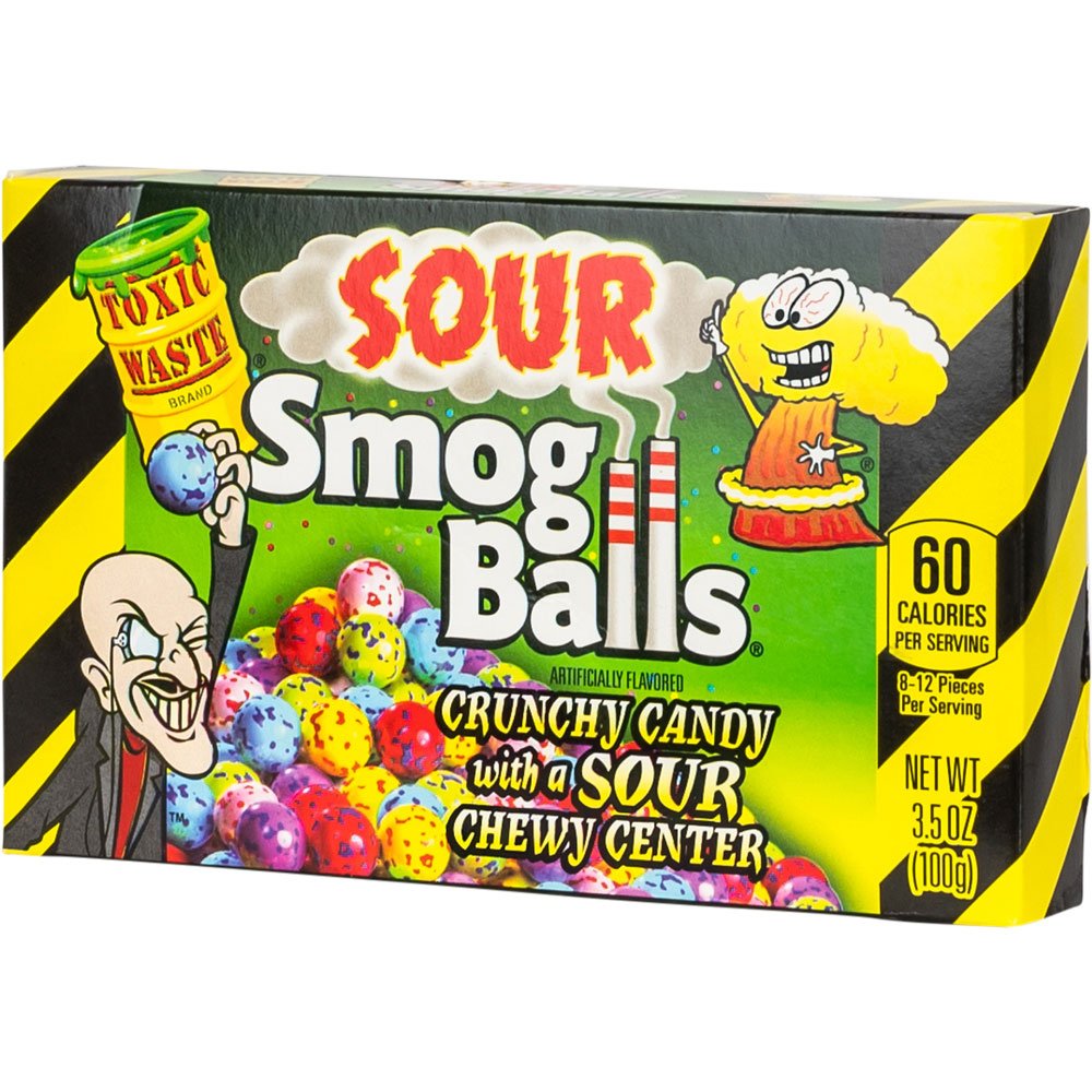 Toxic Waste®Sour Smog Balls® Theater Box (12ct)