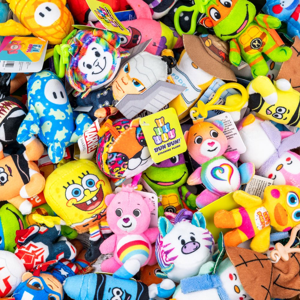Mini Crane Licensed Plush Mix $2.90avg (100pcs)